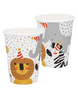 8 Animal Cups - Safari