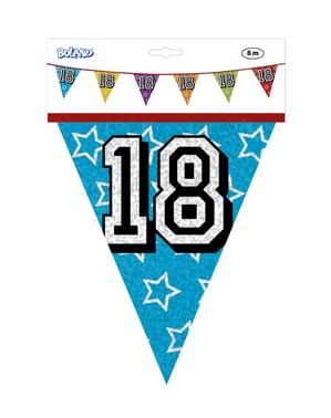 Guirlande fanions numéro 18