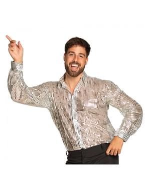 Camisa de disco para homem