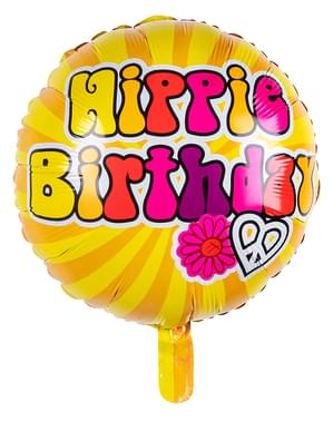 Hippie Birthday ballon