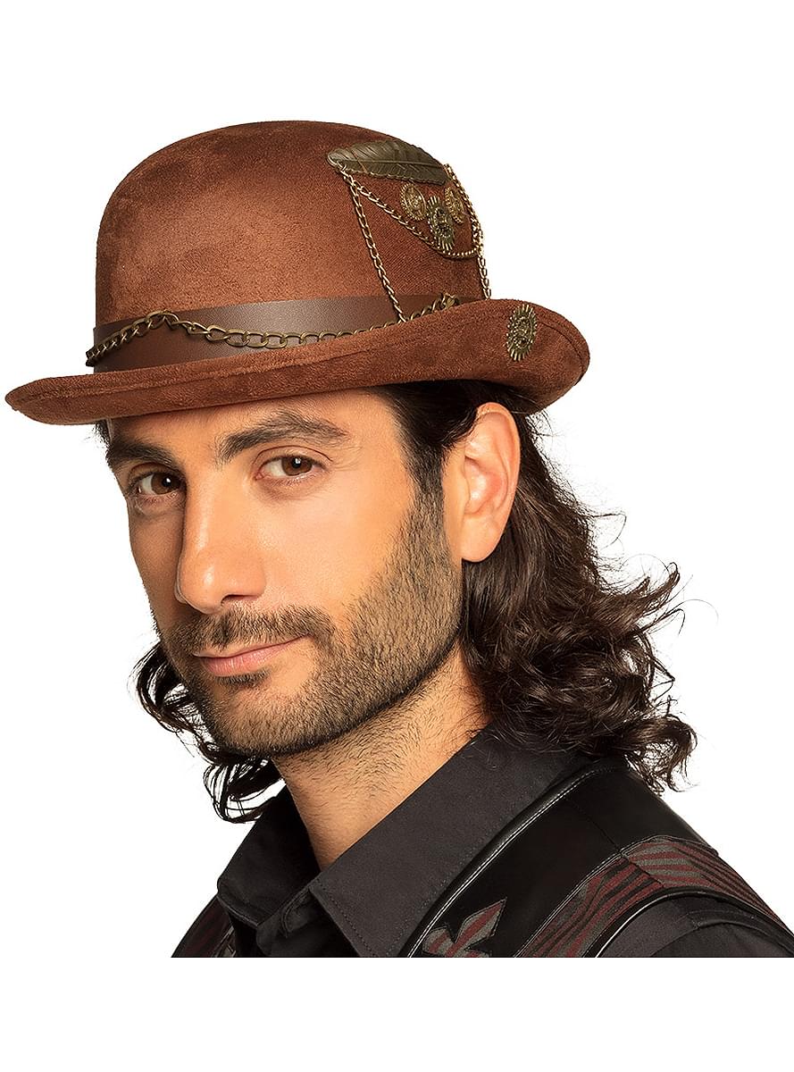 Steampunk Hat with Chains