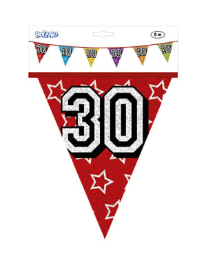 Number 30 Bunting