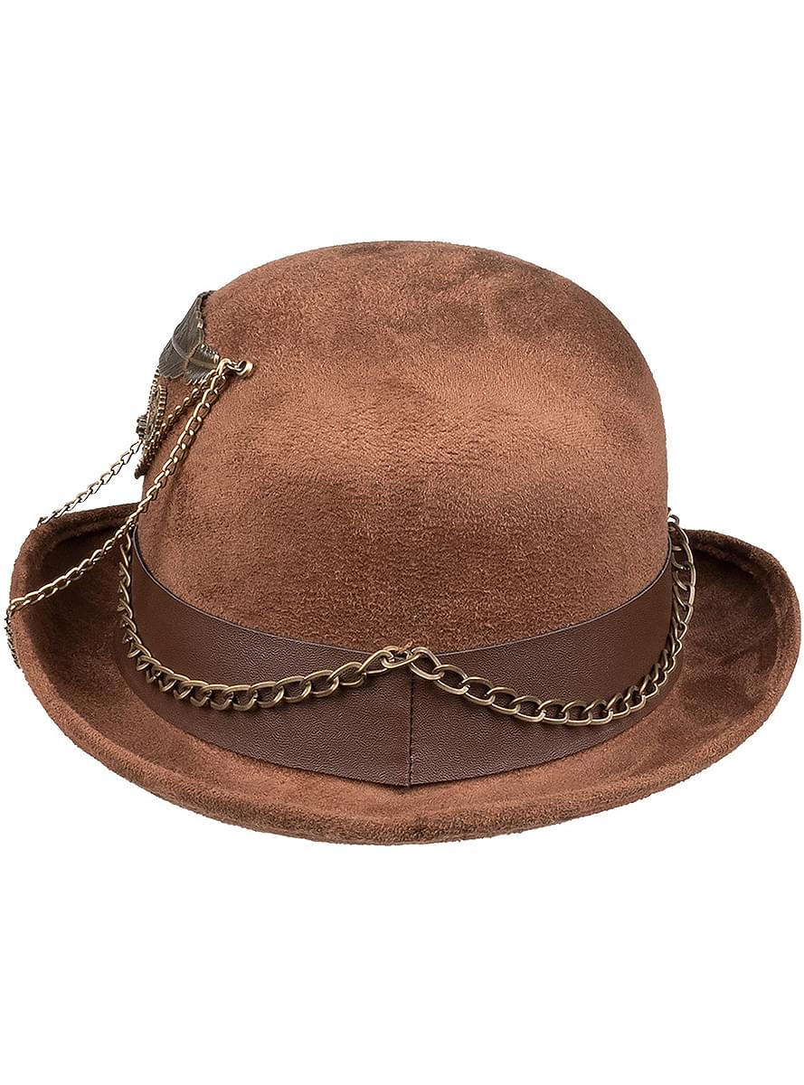 Steampunk Hat with Chains