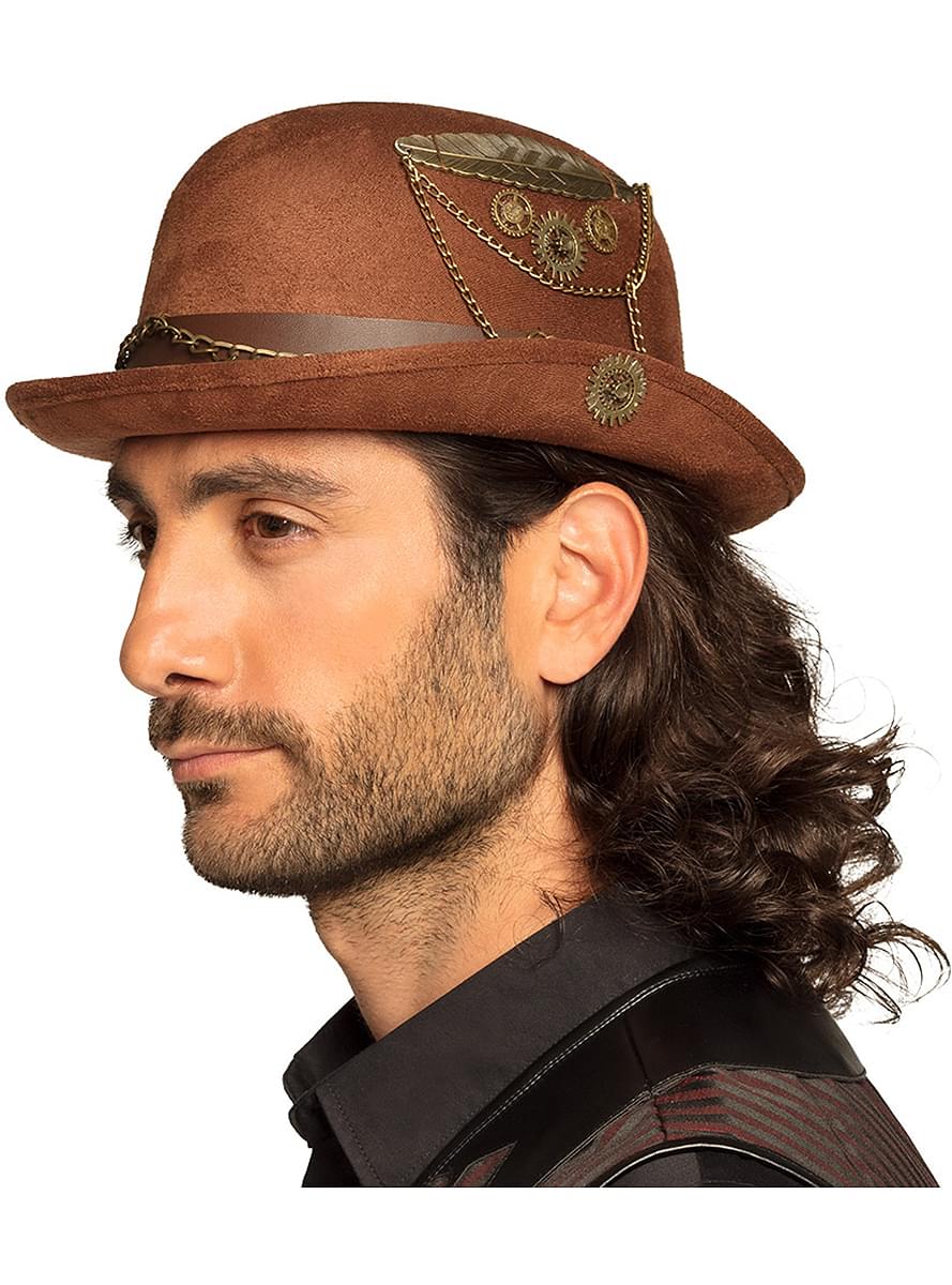 Steampunk Hat with Chains