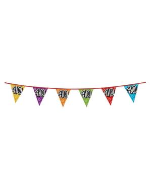 Number 40 Bunting