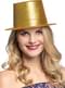 Hut gold mit Glitzer