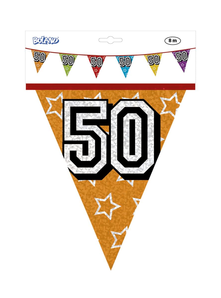 Bandierine con numero 50