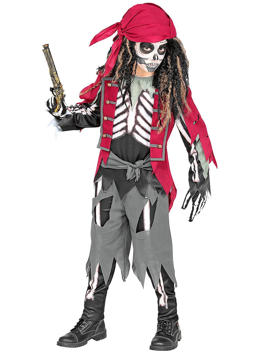 Costume da scheletro pirata per bambino