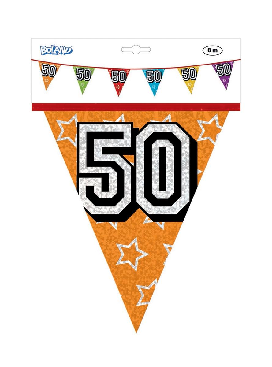 Bandierine con numero 50