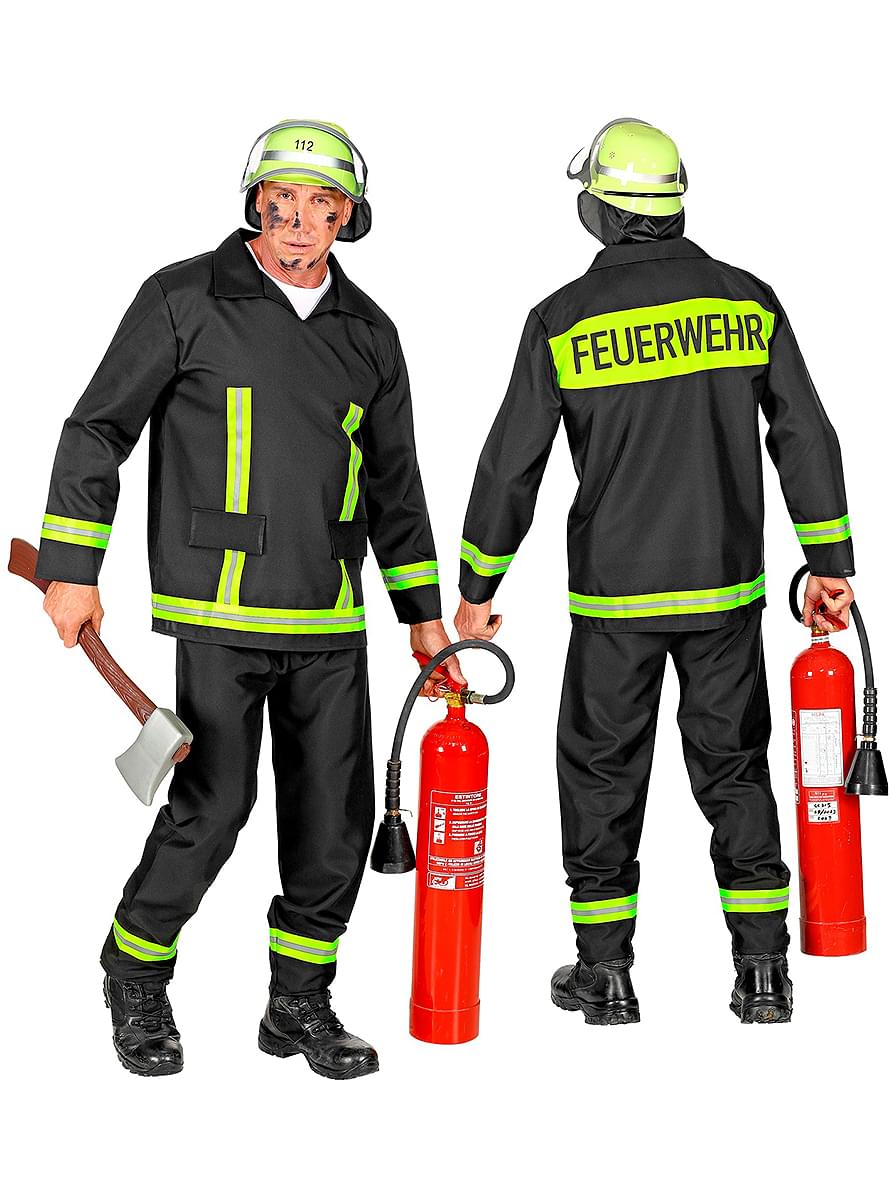 Maskeraddräkt brandman för honom
