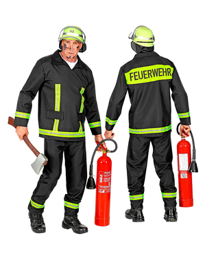 Brandweerman kostuum voor mannen