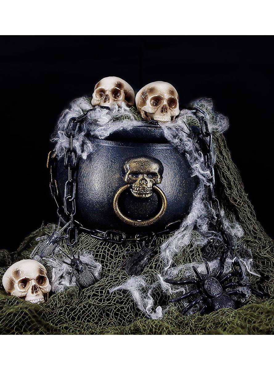 Set med Halloween dekoration