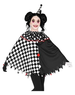 Harlequin Poncho for Girls