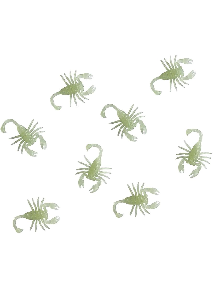 8 scorpions phosphorescents
