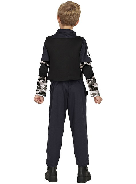Zombie Police Department Costume for Kids