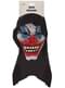 Mörderclown Maske mit Kapuze