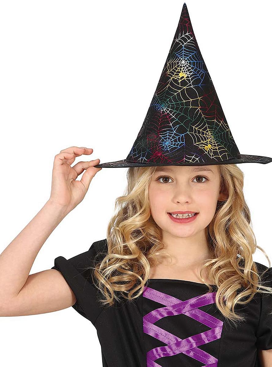 Colourful Witch Hat for Girls