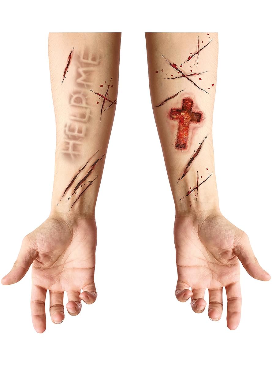Possessed Wound Tattoos