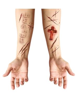 Besatte sår tatoveringer