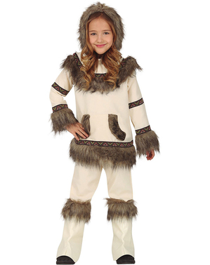 Nordpolen Eskimo kostyme til barn