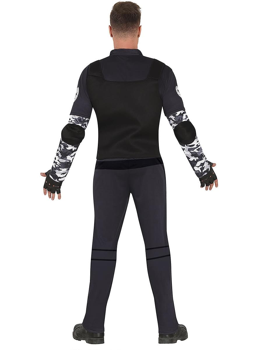 Zombie Police Department Costume for Men