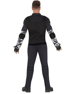 Disfraz de zombie police department para hombre