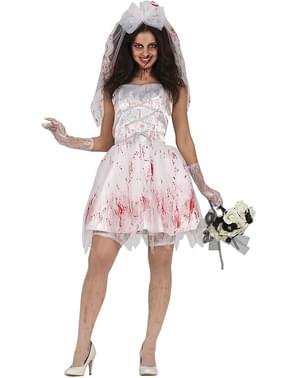 Disfraz de novia sangrienta para mujer
