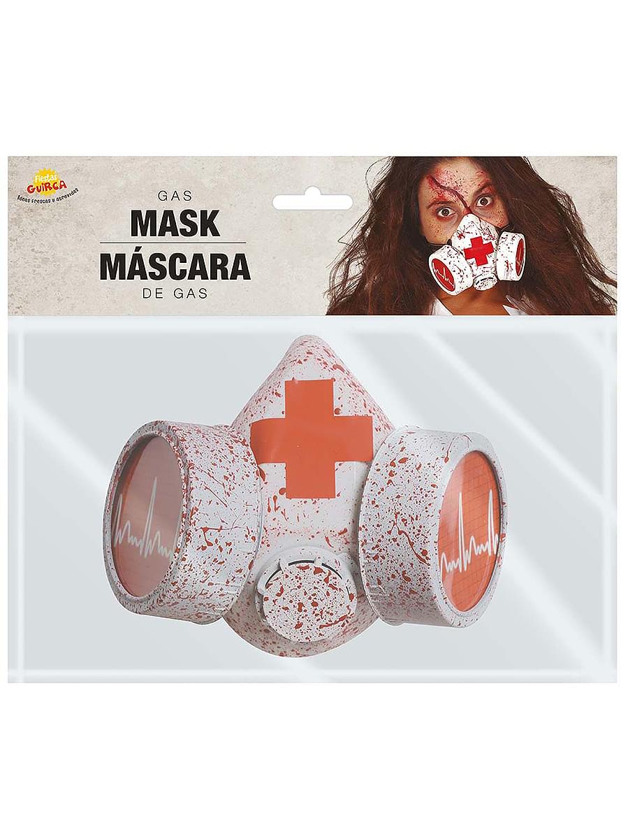 Blodig nuklear gasmaske