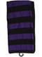 Pantys de bruja de rayas negras y moradas para mujer
