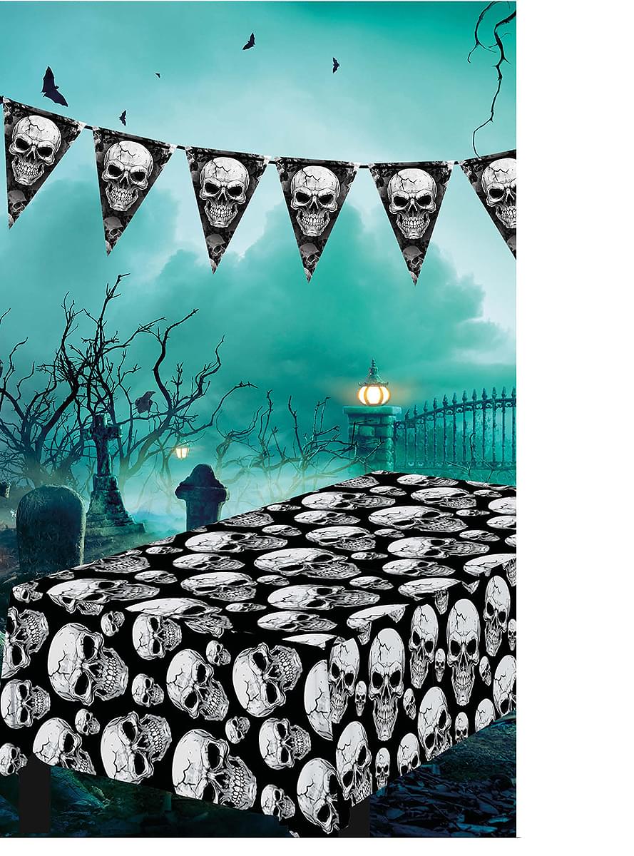 Nappe crâne Halloween