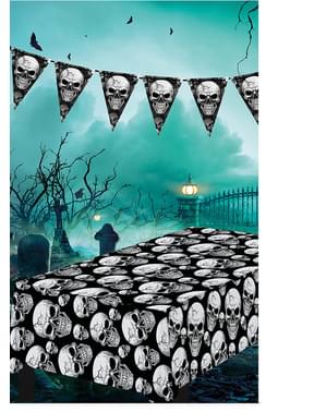 Halloween Skulls Table Cover