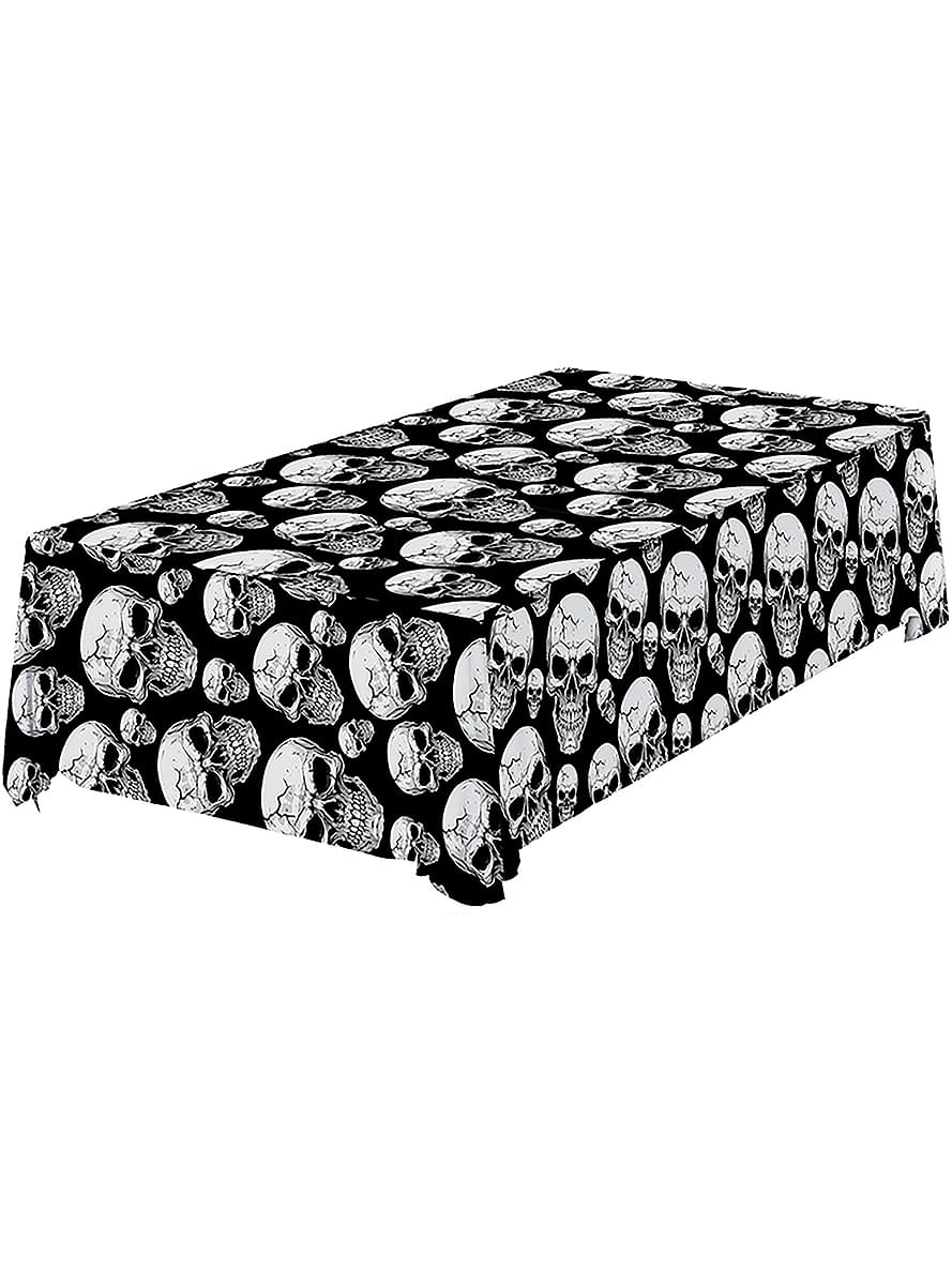 Halloween Totenkopf Tischdecke