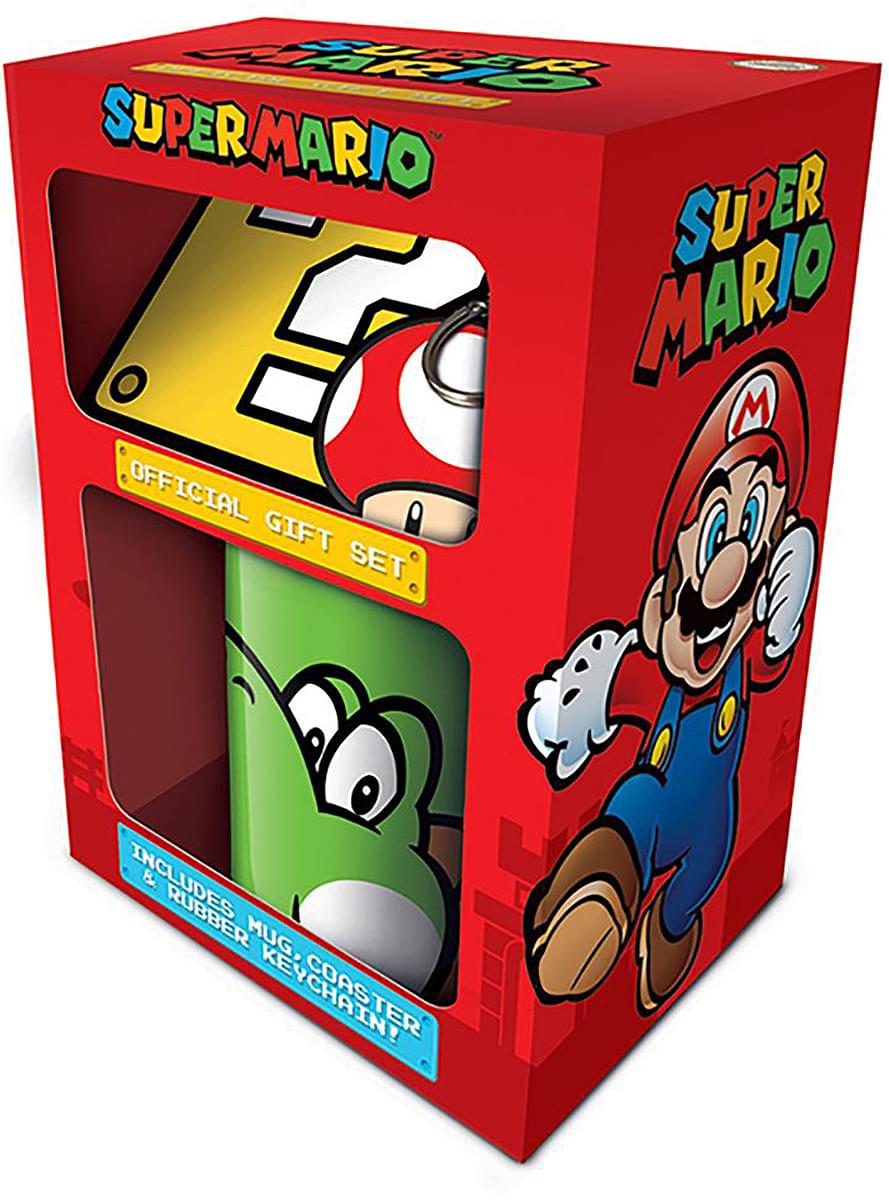 Gåvoset Super Mario Mugg och nyckelring