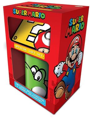 Confezione regalo Super Mario con tazza e portachiavi