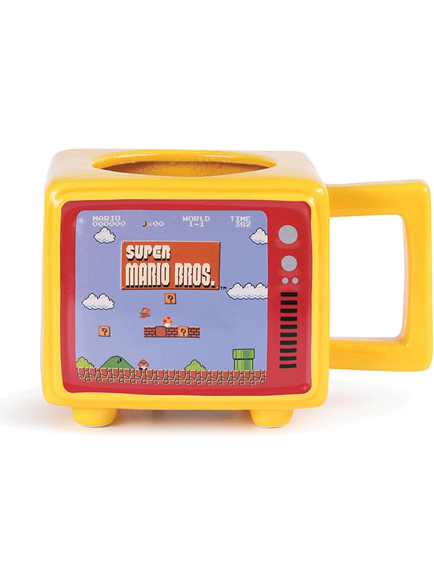 Super Mario Thermobecher in Retro-TV-Form - Super Mario Bros