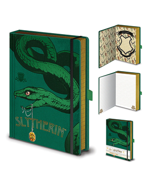 Caderno Slytherin Premium - Harry Potter