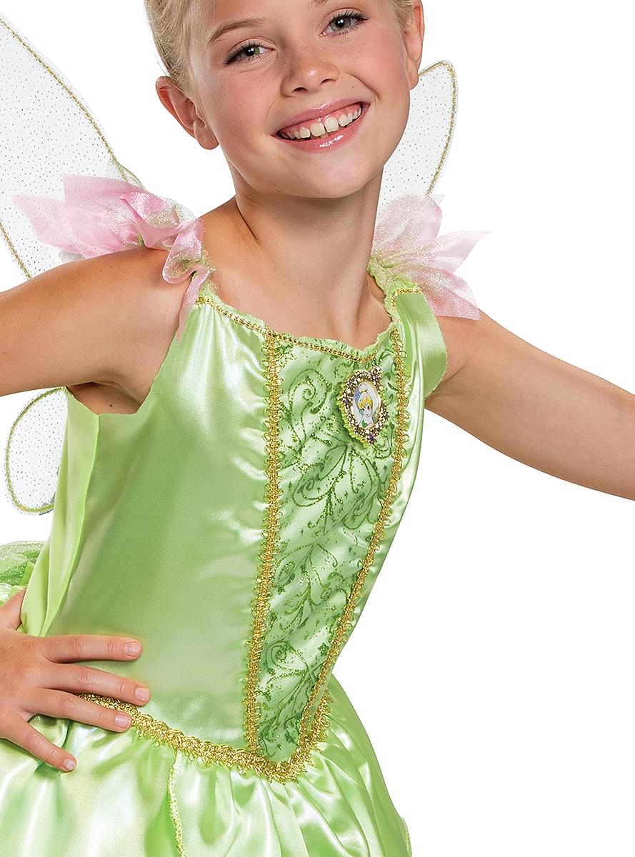 Glöckchen Kostüm Deluxe für Mädchen - Peter Pan