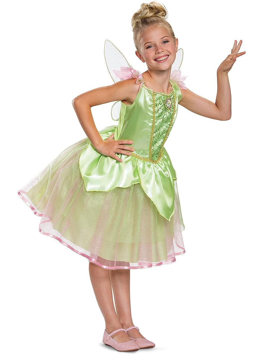 Glöckchen Kostüm Deluxe für Mädchen - Peter Pan