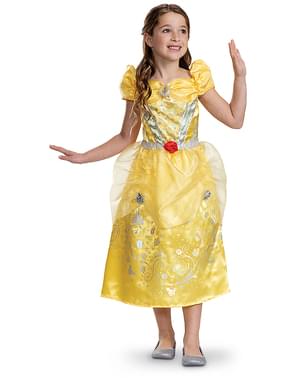 Belle kostume til piger - Disney100