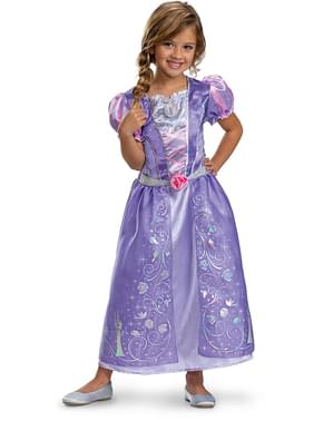 Costumi di Rapunzel bambina e adulto👸 Parrucca Rapunzel