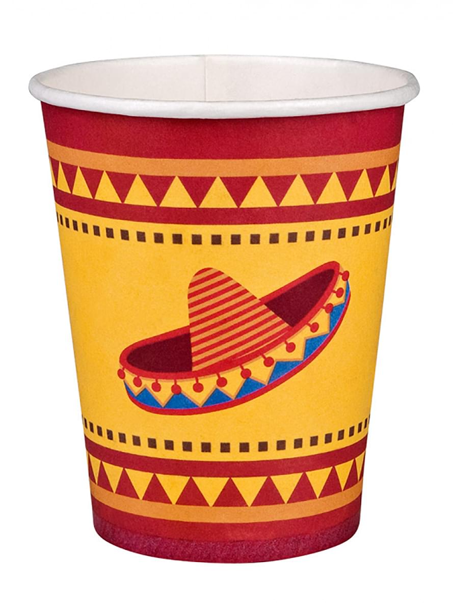 10 copos para festa mexicana