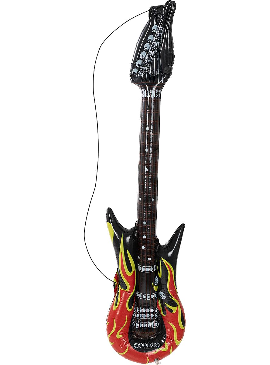 Guitarra rockera hinchable