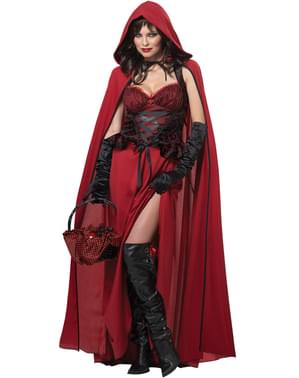 Ženski tamni kostim crvenkapice