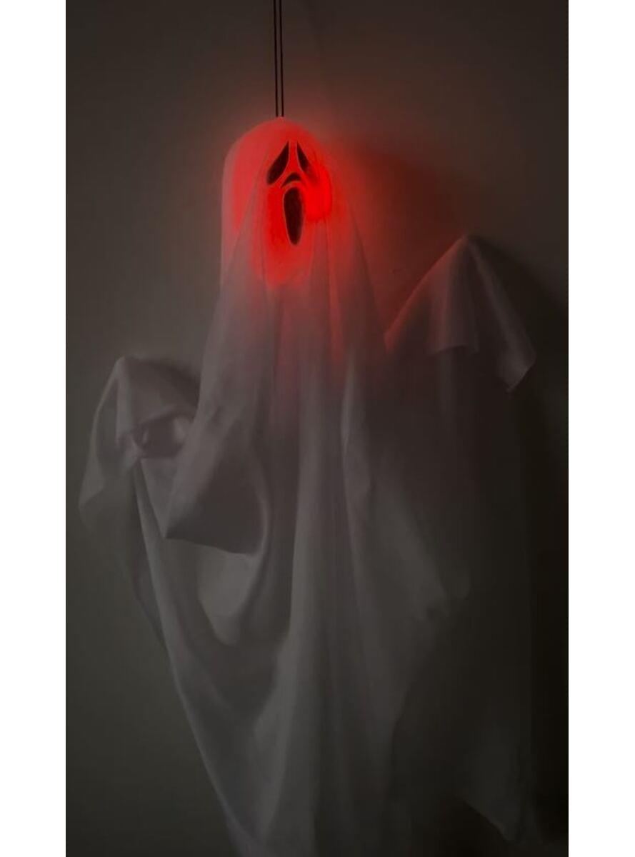 Hängande lysande spökfigur