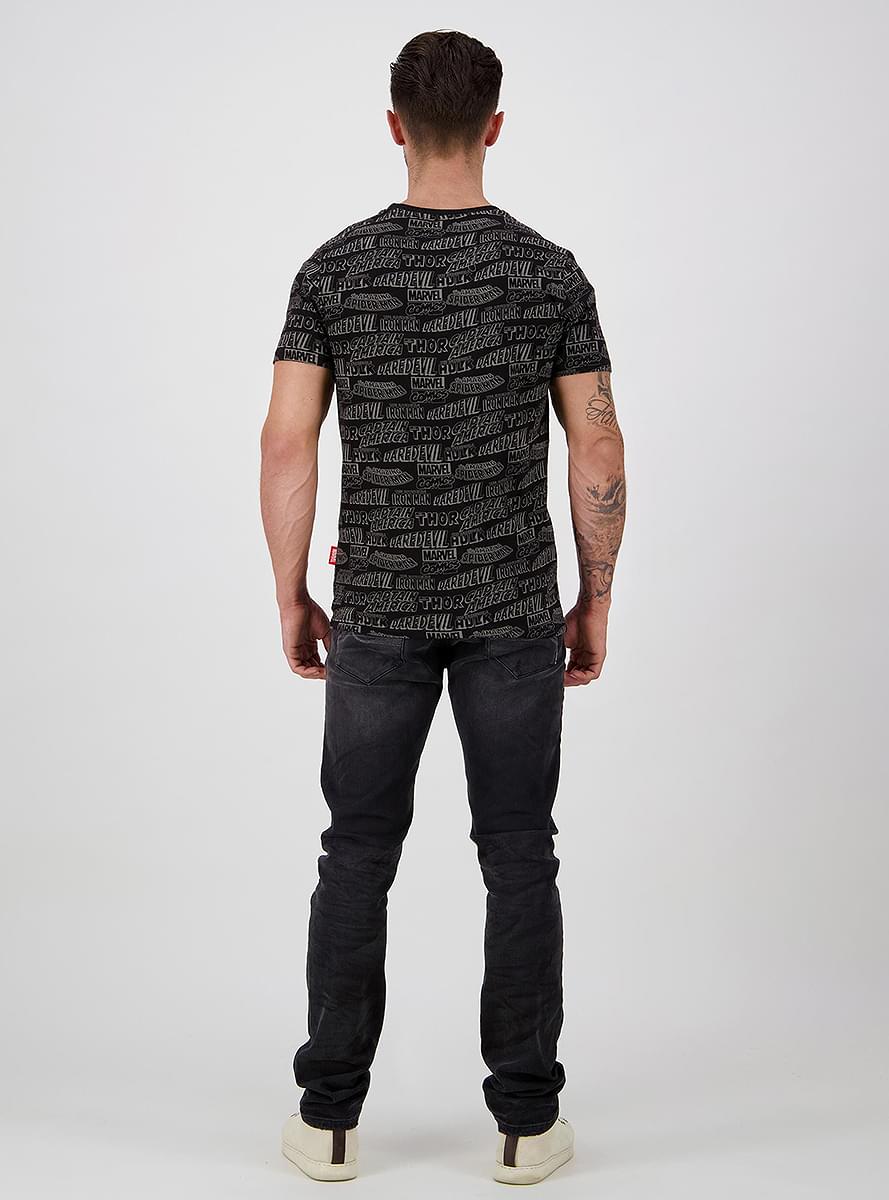 Marvel Comics Logo T-Shirt for Men