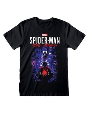 Miles Morales Spiderman t-shirt fyrir karla