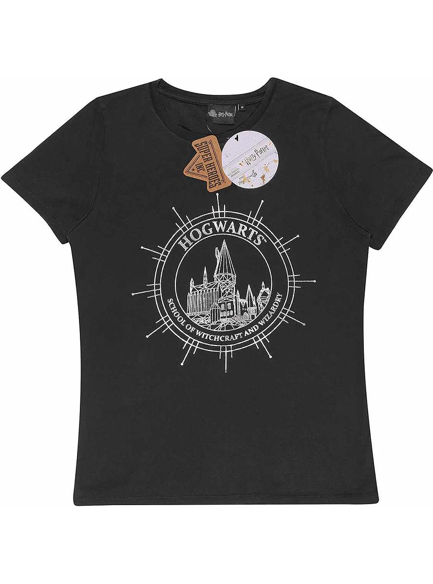 Camiseta de Hogwarts logo para mujer - Harry Potter