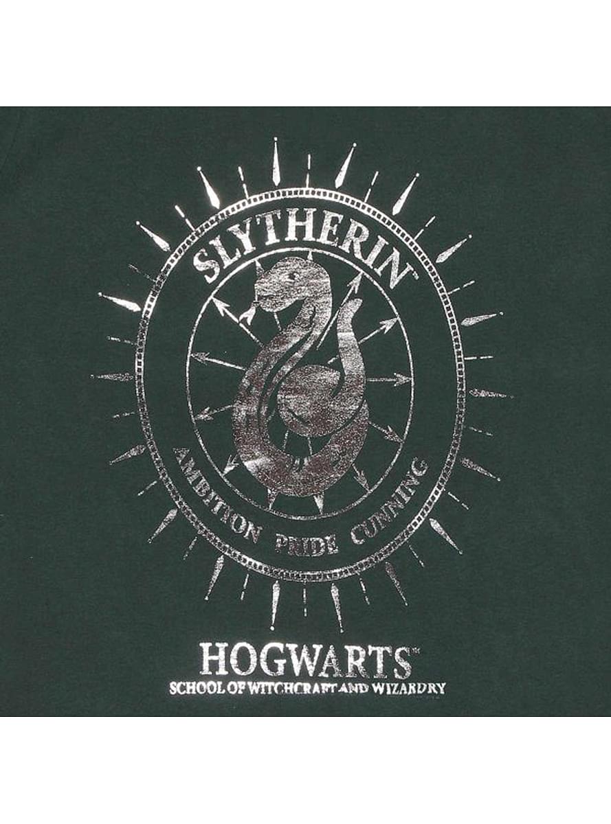 Camiseta de Slytherin Hogwarts logo para mujer - Harry Potter