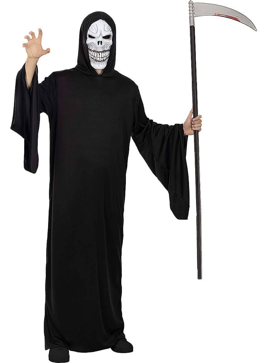 Terrifying Grim Reaper Costume for Adults