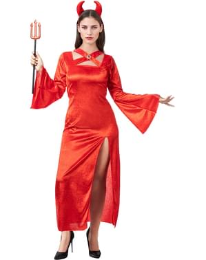 Disfraz de Demonia Roja Sexy talla grande para mujer